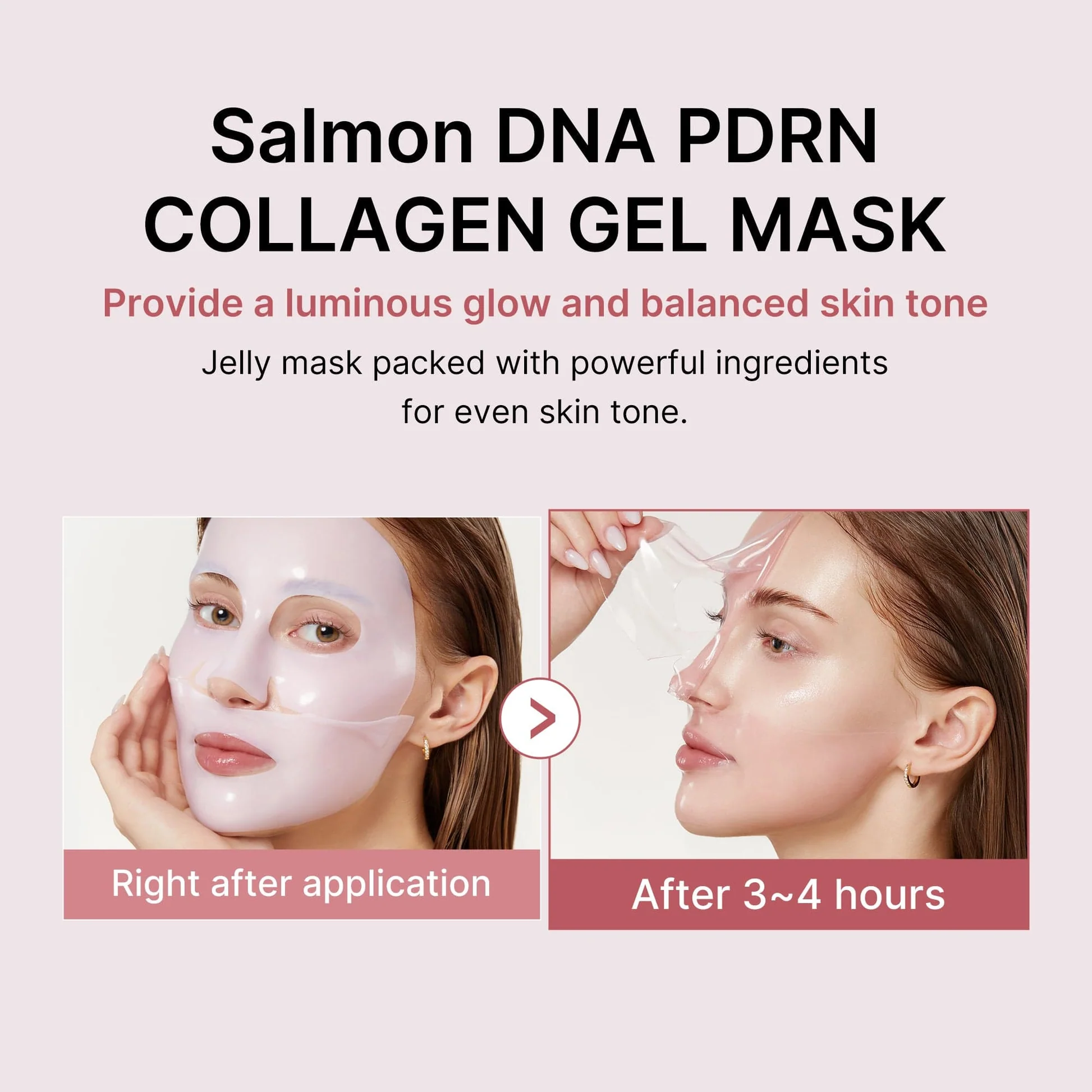 Medicube PDRN Pink Collagen Gel Mask Set 28g